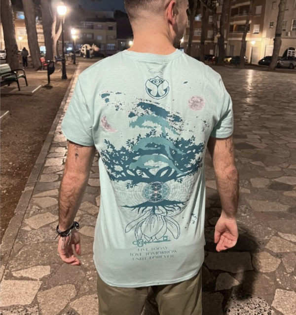 Camiseta Life Verde Turquesa - Imagen 4
