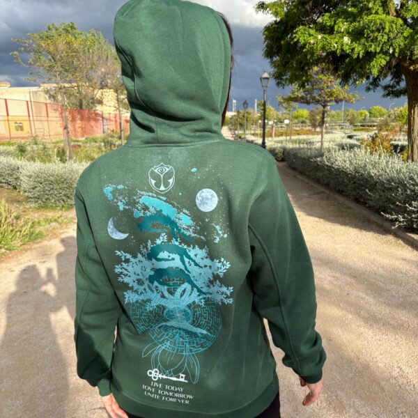 Sudadera Life Verde Oscuro - Imagen 5