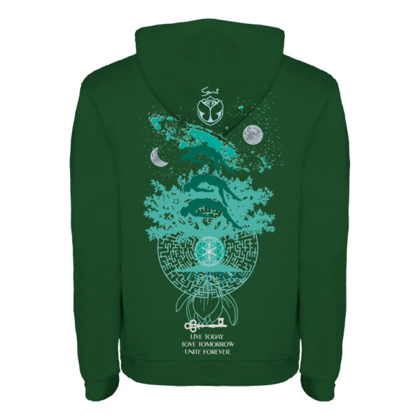 Sudadera Life Verde Oscuro - Imagen 2