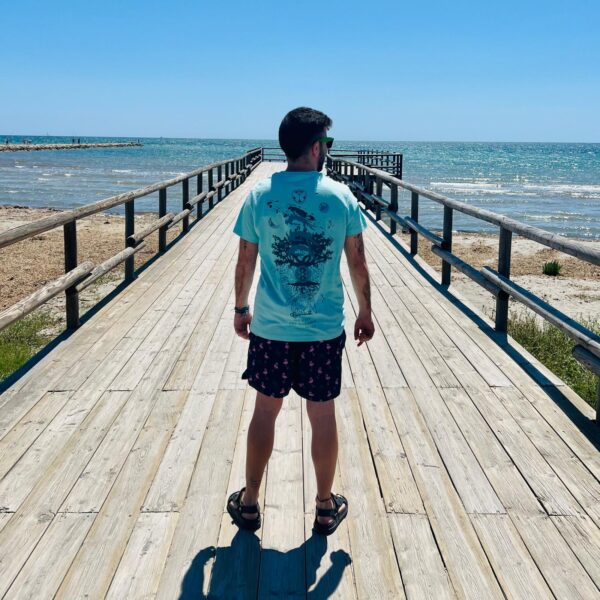 Camiseta Life Verde Turquesa - Imagen 5