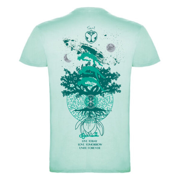 Camiseta Life Verde Turquesa